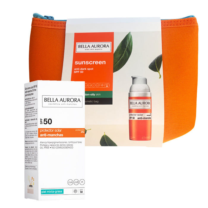 Pack Protector Solar Para Piel Mixta Sunscreen + Neceser Bella Aurora