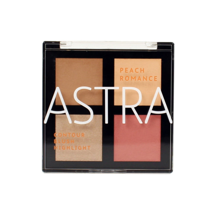 Paleta De Sombras Astra The Romance Palette N01 Peach X 8G