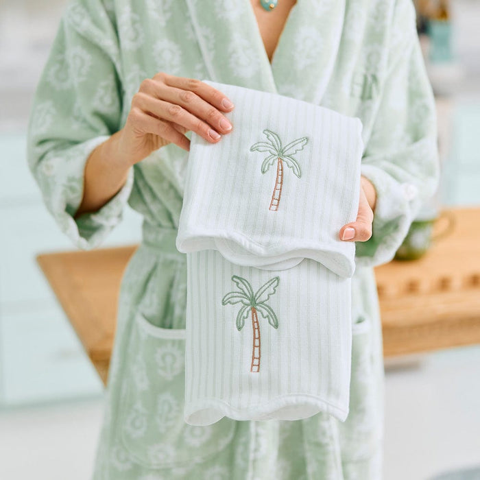 Palm Tree Kitchen Towels (pair)