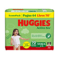 Pañales Active Sec Talla Xxxg Verde Huggies X 70 Unidades