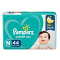 Pañales Confort Sec Pampers Talla M 6 A 10Kg X 44 Unidades