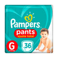 Pañales Pants Ajuste Total Pampers Talla G 9 A 13Kg X 36 Unidades