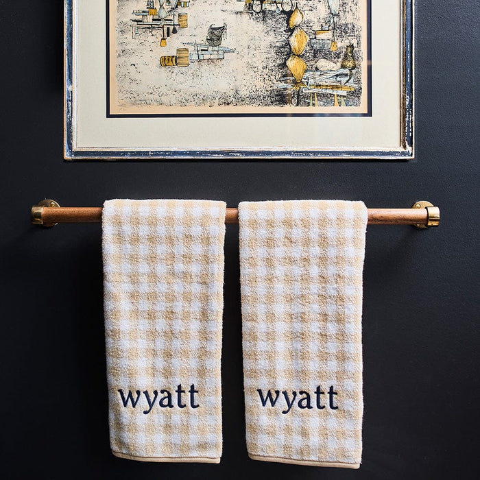 Patterned Hand Towels (pair)