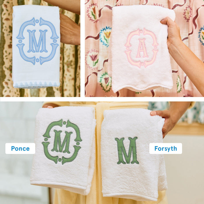 Patterned Hand Towels (pair)