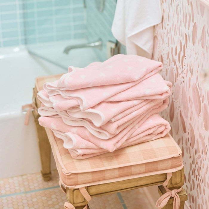 Patterned Scallop Bath Towel