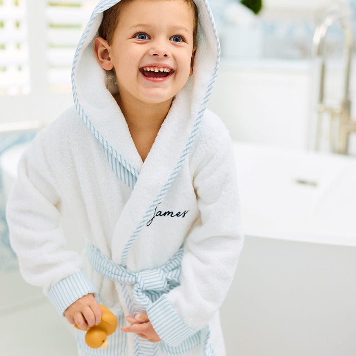 Percale Kids' Bathrobe