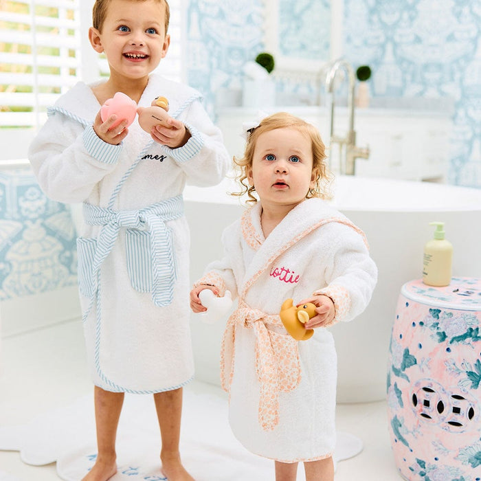 Percale Kids' Bathrobe