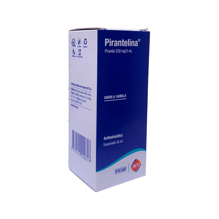 Pirantelina 250Mg/5Ml Suspensión X 30Ml