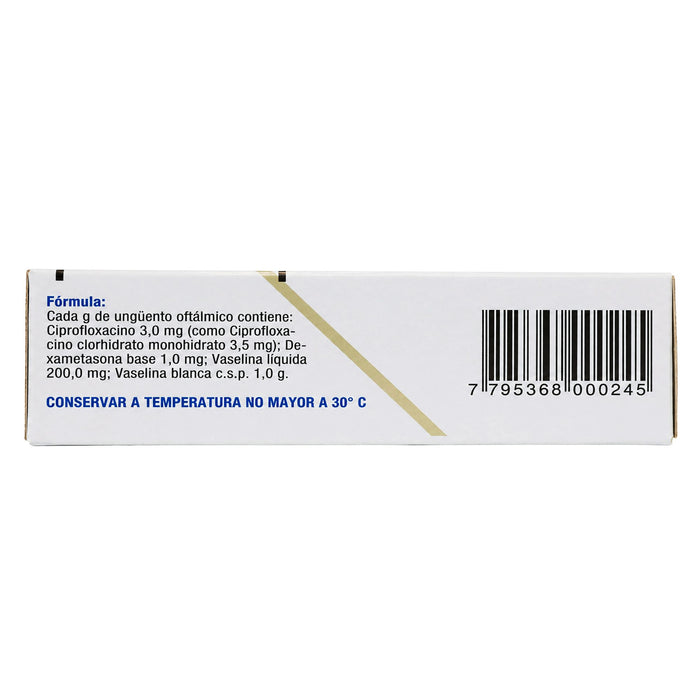 Poenbiotic Ungüento Oftálmico Ciprofloxacino Y Dexametasona X 3.5G