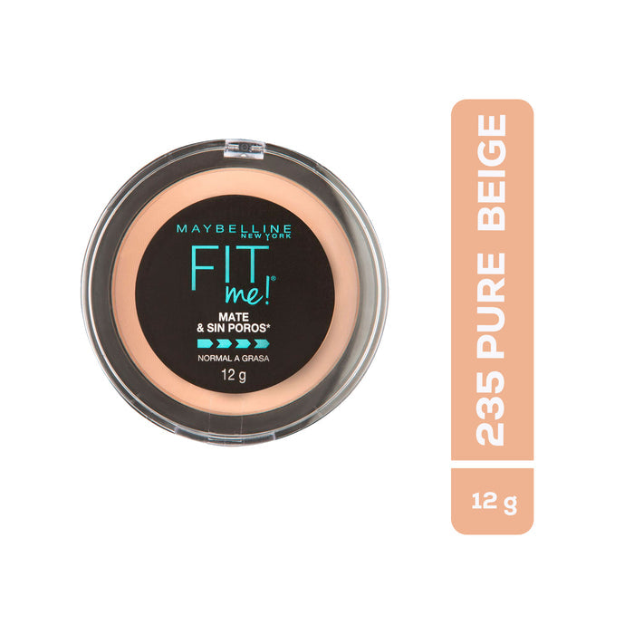 Polvo Matte + Poreless Maybelline Fitme 235 Pure Beige