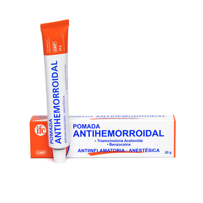 Pomada Antihemorroidal Benzocaina 0.02 Y Triamcinolona Acetonida 0.001 X 20G