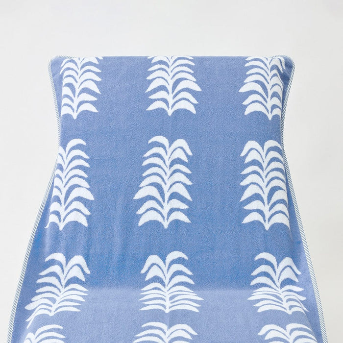 Heather Chadduck French Blue Frond / No Embroidery