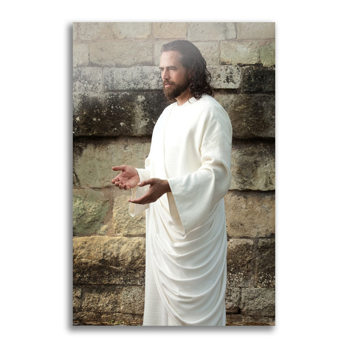 Jesus Christ 'Prophet' teacher. Realistic Christian art work on metal by Reflections of Christ.
