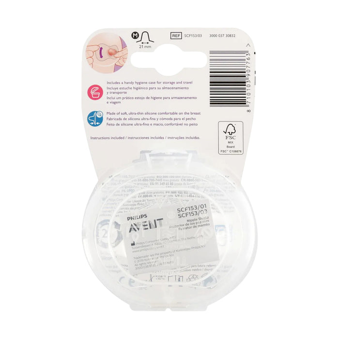 Protector De Pezón Ultra Suave Avent Scf153/03 X 2 Unidades