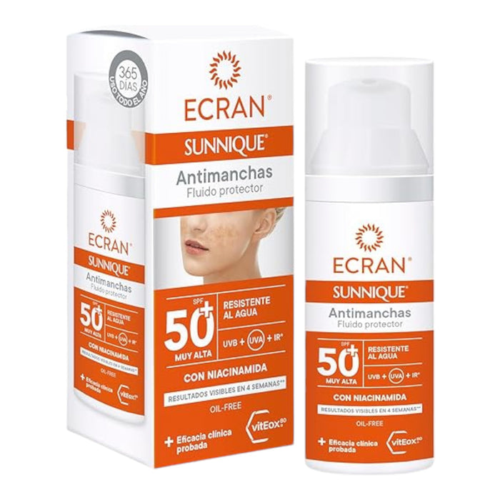 Protector Solar Ecran Sunnique Anti Manchas Spf50+ X 50Ml