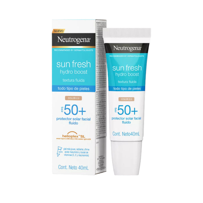 Protector Solar Facial Neutrogena Sin Fresh Fps 50 Color 2.0 X 40Ml