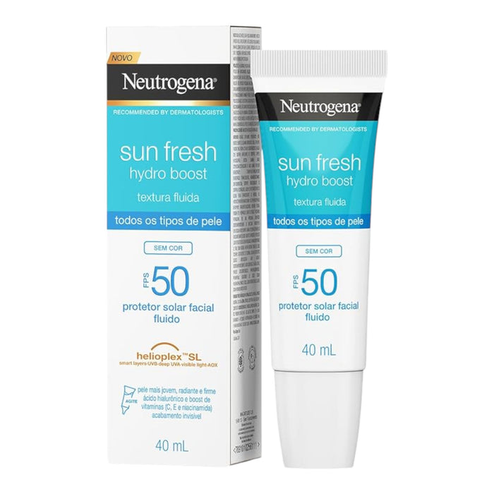 Protector Solar Facial Neutrogena Sun Fresh Fps 50 Sin Color X 40Ml