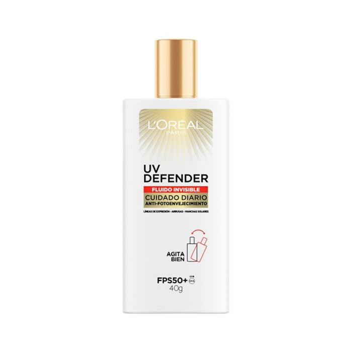 Protector Solar L'oréal Uv Defender Fluido Invisible Fps 50 X 40G