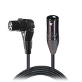 ProX XC-XLR25FR - 25' Ft High Performance Right-angle XLR-F to XLR-M Audio Balanced Cable
