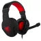 Black gaming headset - front view
