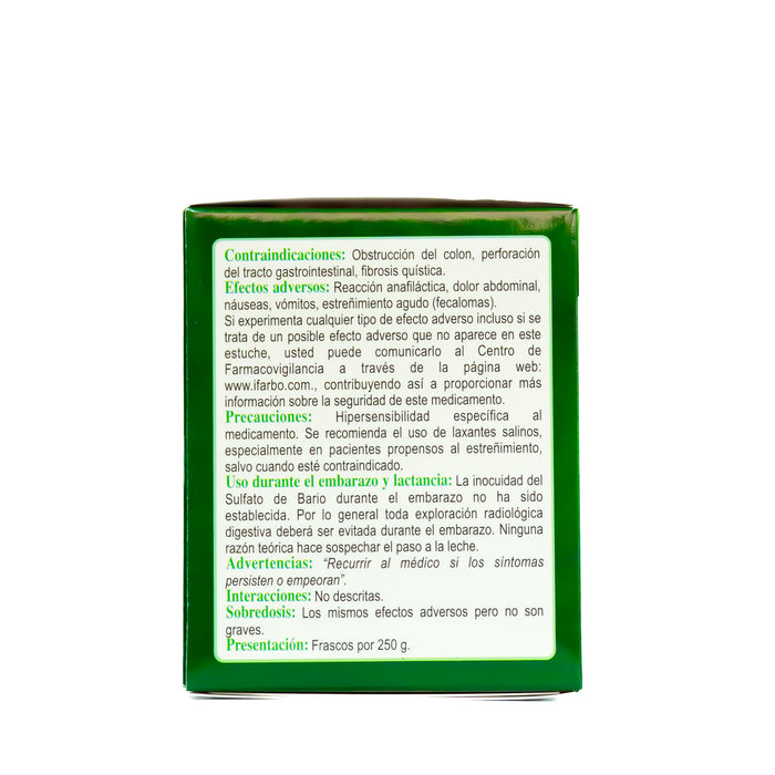 Radigraf Oral Sulfato De Bario 98% Suspensión X 250G