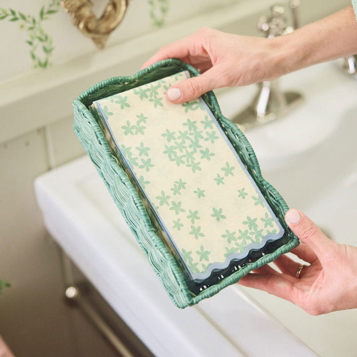 Rattan Paper Guest Towel Tray