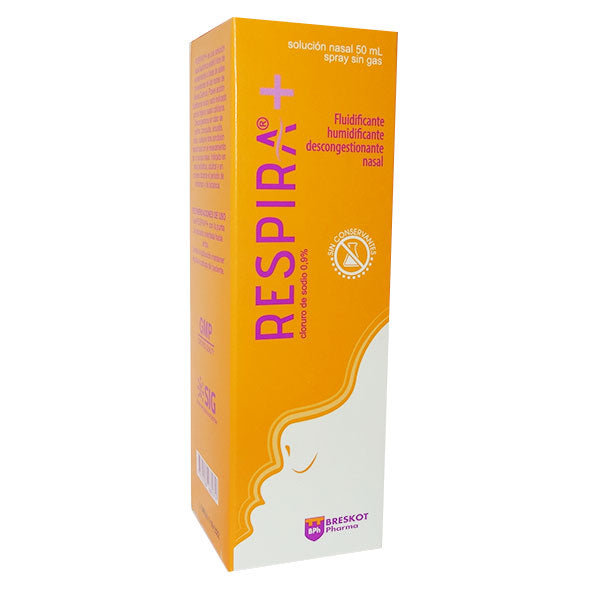 Respira+ 0.9% Sol Nasal Spray X 50Ml Cloruro Sodio