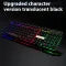 RGB gaming keyboard white - rainbow backlit