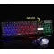 RGB gaming keyboard with mouse combo