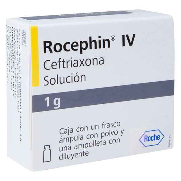Rocephin Iv Ceftriaxona 1G X Ampolla
