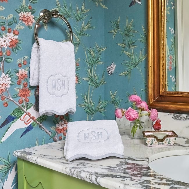 Scallop Hand Towels (pair)