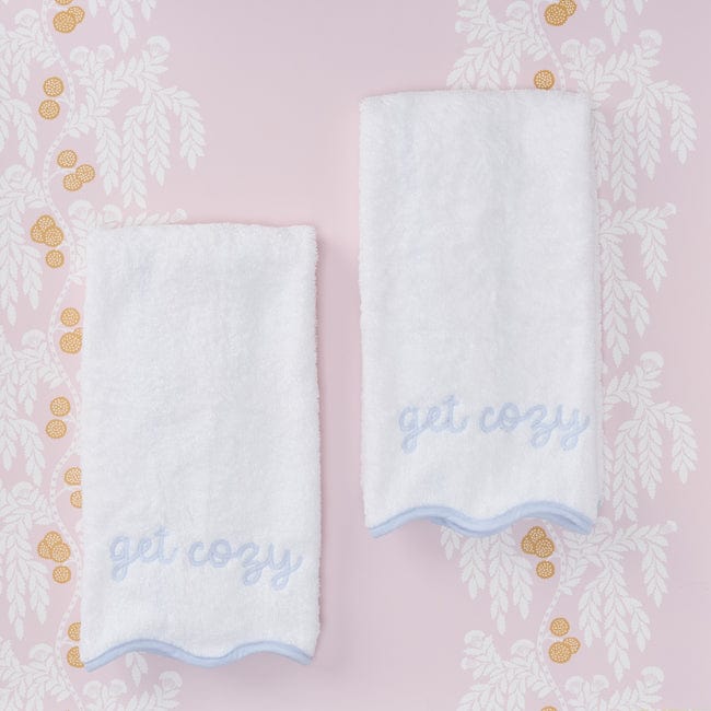 Scallop Hand Towels (pair)