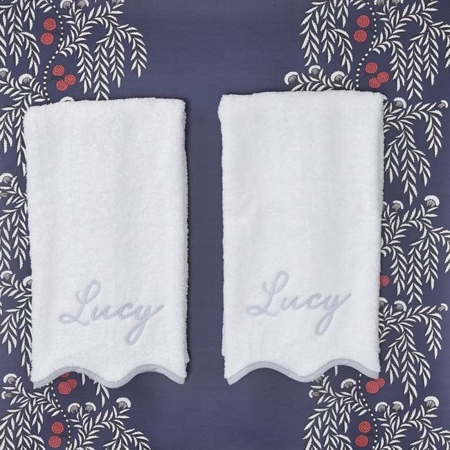 Scallop Hand Towels (pair)