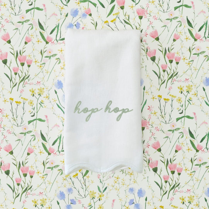 Scallop Powder Bath Towels (pair)
