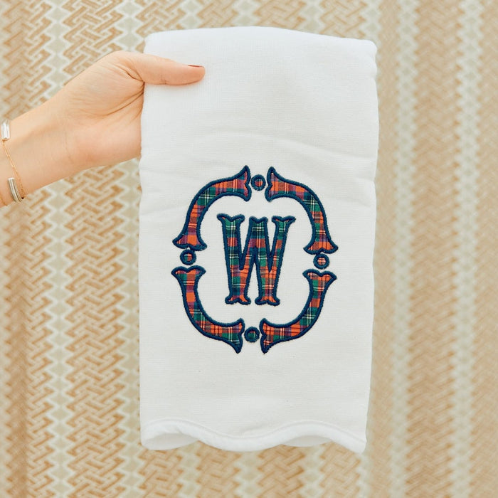 Scallop Powder Bath Towels (pair)