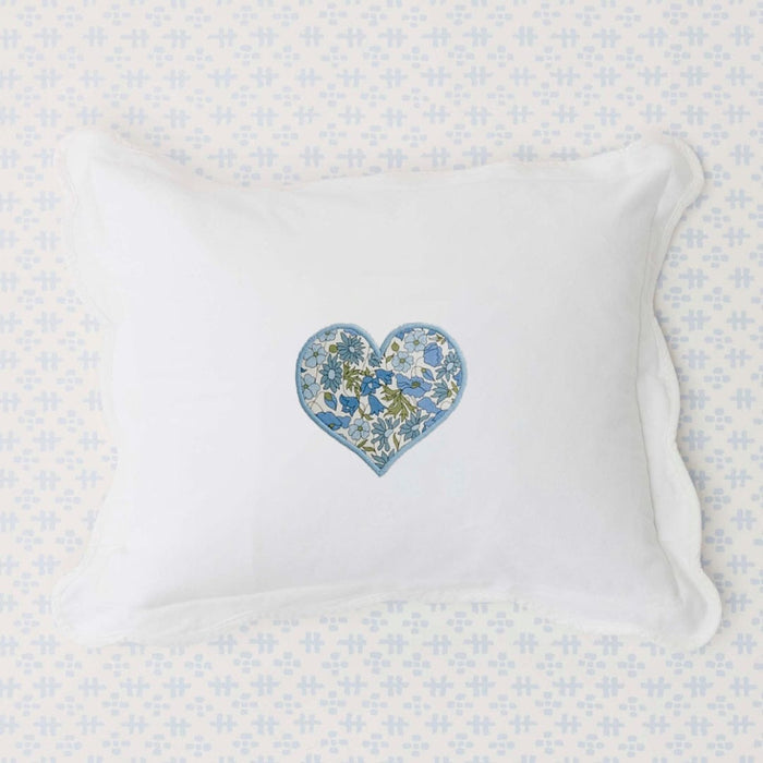 Liberty Blue Heart / No Embroidery