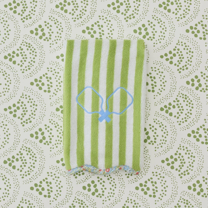 Paddles on Lawn Striped Liberty / No Embroidery