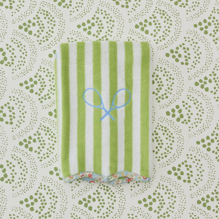 Rackets on Lawn Striped Liberty / No Embroidery