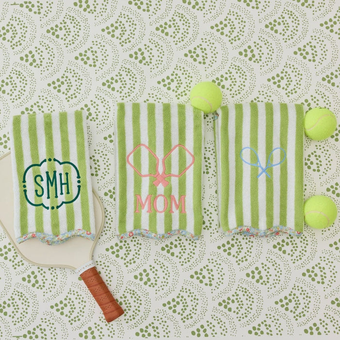 Scallop Tennis Towel