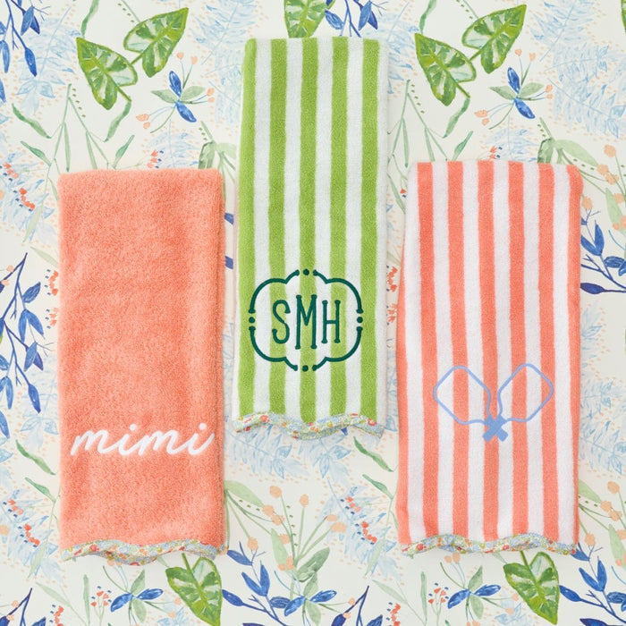 Scallop Tennis Towel