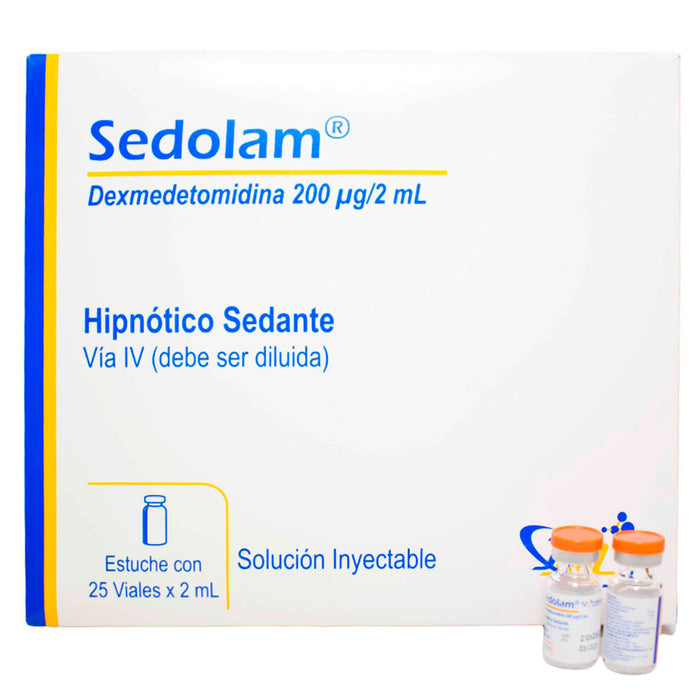 Sedolam Dexmedetomidina 200Mcg Y 2Ml X Ampolla