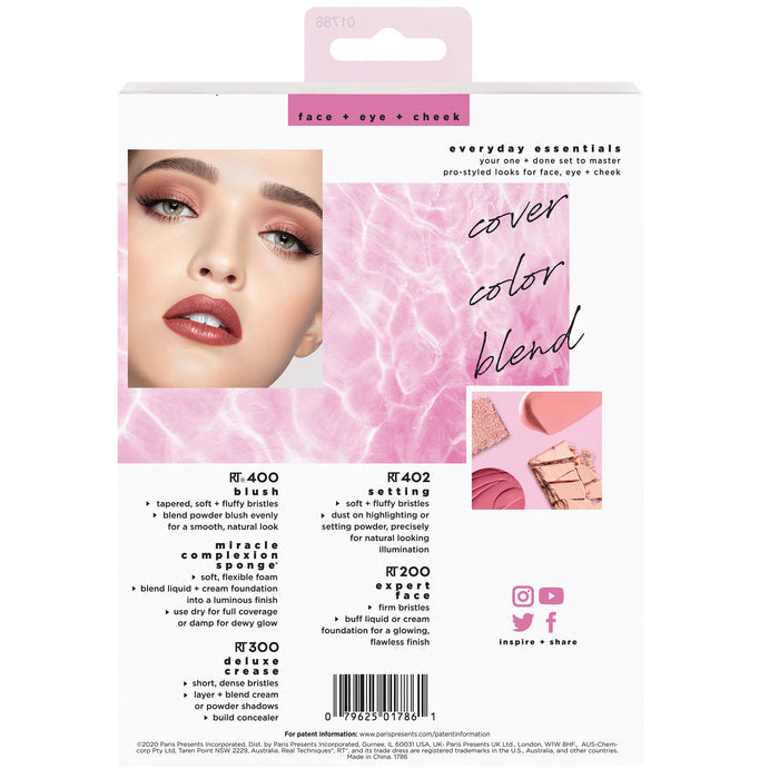 Set De Brochas De Maquillaje Real Techniques Everyday Essent X 5 Piezas