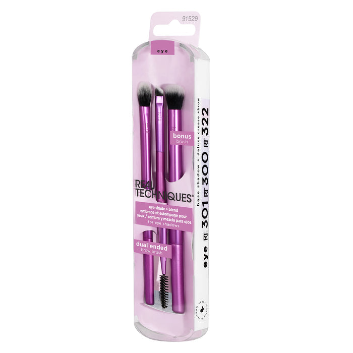 Set De Brochas De Maquillaje Real Techniques Eye Shade + Blend X 2 Piezas