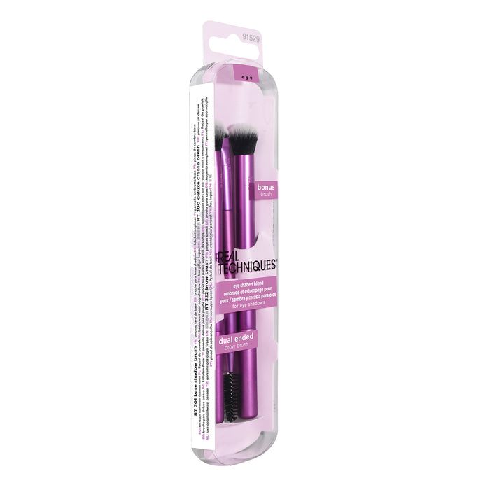 Set De Brochas De Maquillaje Real Techniques Eye Shade + Blend X 2 Piezas