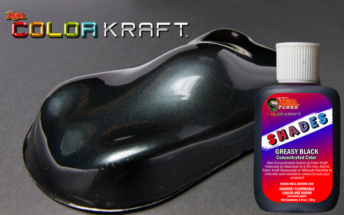 SHADES Concentrated Color Greasy Black 4OZ