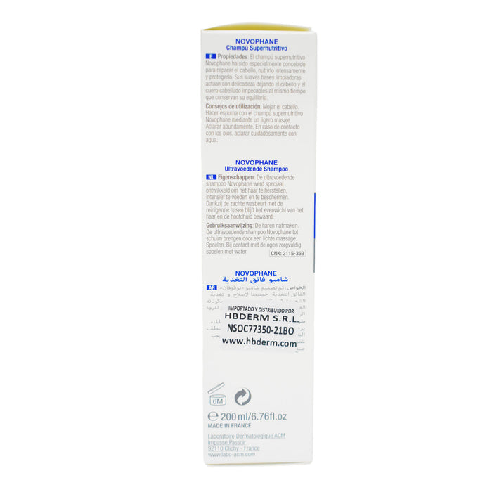 Shampoo Acm Novophane Ultra-Nourisingh X 200Ml
