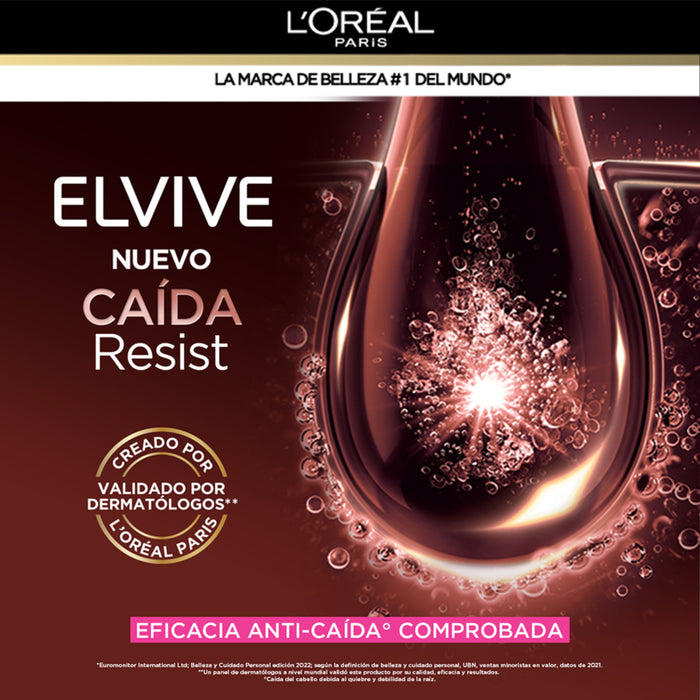 Shampoo Anti Caída Elvive Cabello Quebradizo X 370Ml
