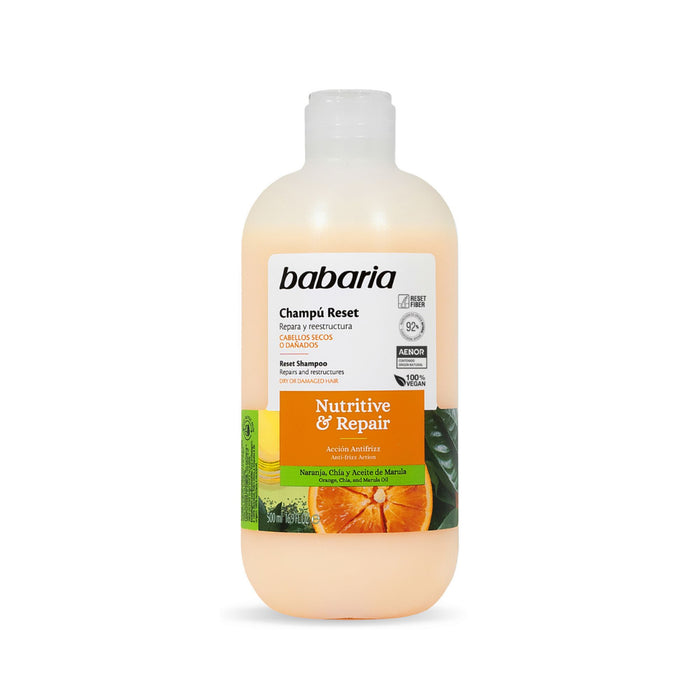 Shampoo Babaria Reset Nutritiva & Reparadora X 500Ml