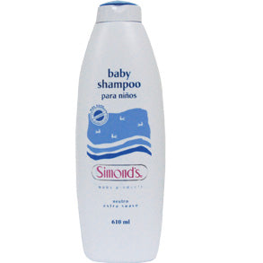 Botella de Shampoo Simonds Baby, 610ml.