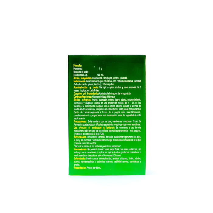 Shampoo Dermobencil Escabicida Pediculicida X 80Ml